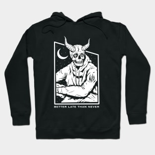 Never Better Skull Hoodie